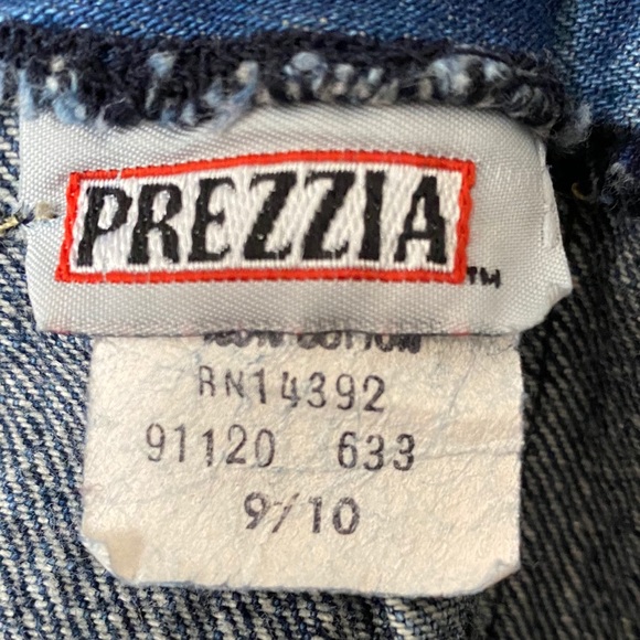 Vintage 80s Denim High Waist Midi Skirt - Picture 2 of 4